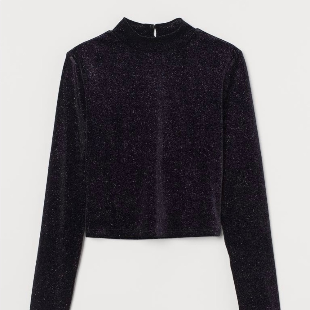💜Purple Cropped Longsleeve Top💜